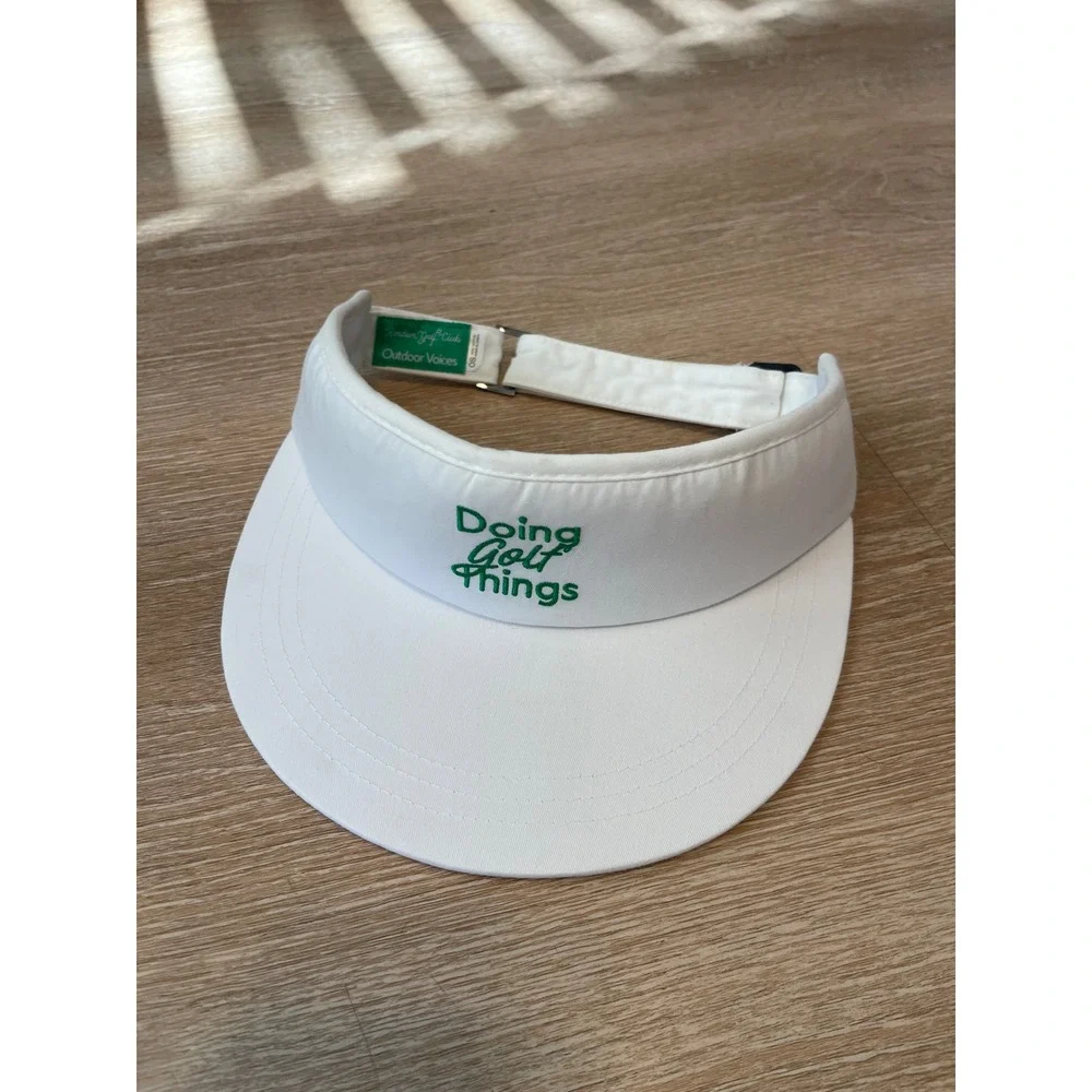 RANDOM GOLF CLUB X OV DOING GOLF THINGS VISOR One size I13